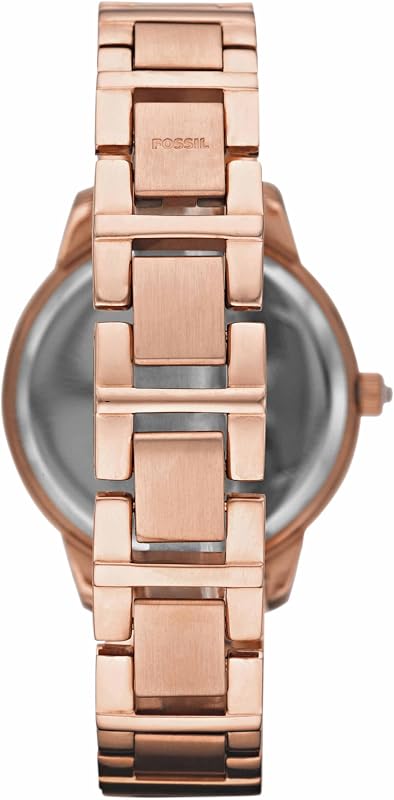 Uhr für Damen Jesse, Quarzwerk, 34mm Rose Gold Edelstahlgehäuse mit Edelstahlarmband, ES3020