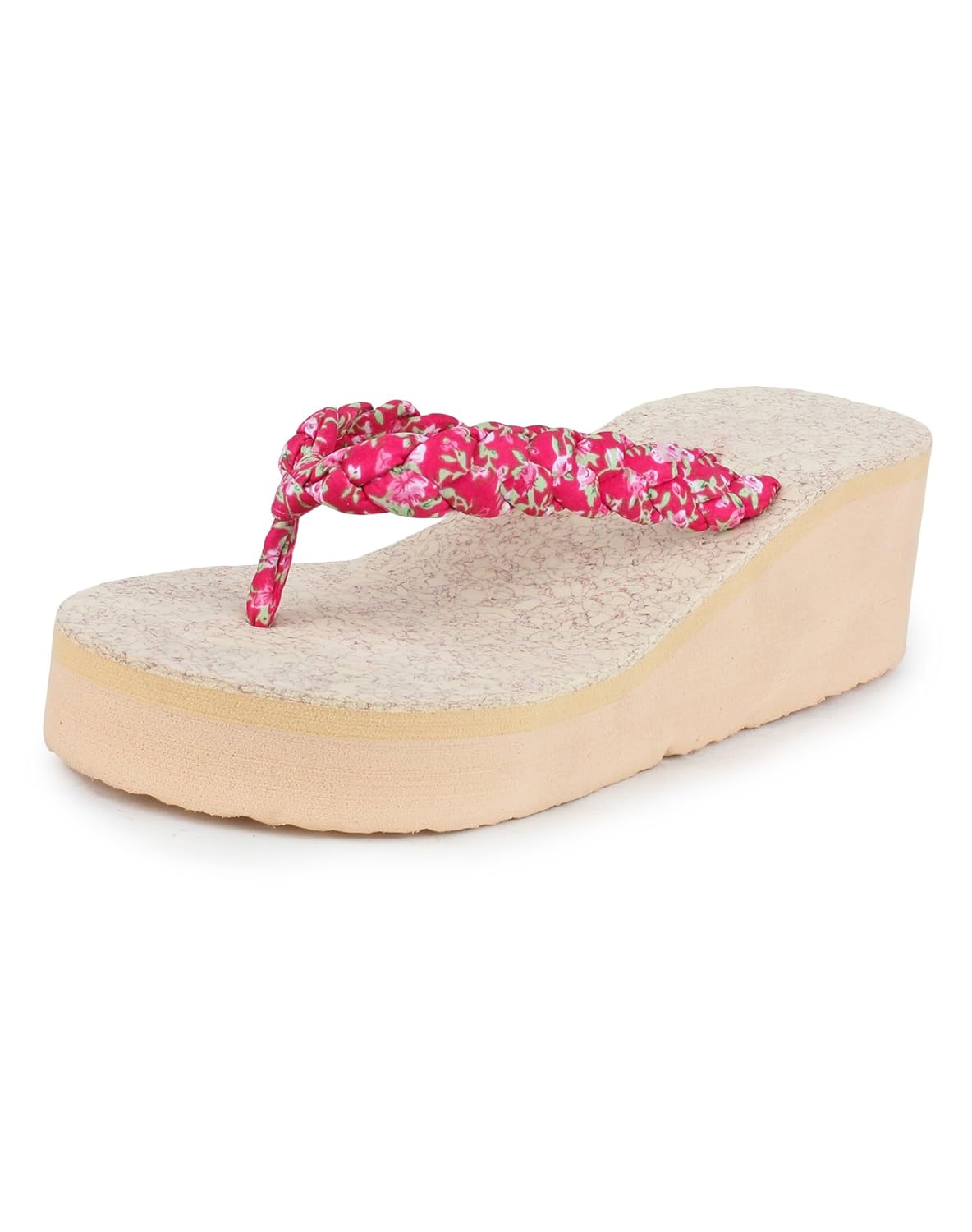 appe women's pink synthetic casual wedges::appe-0045pink