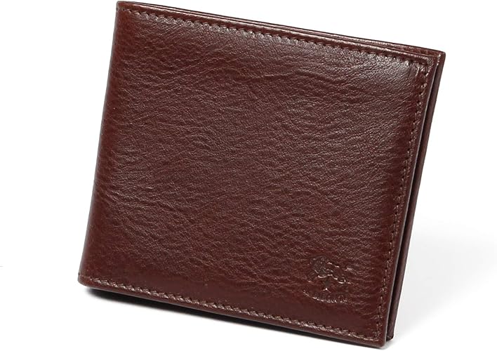 Amazon イルビゾンテ 財布 二つ折り財布 メンズ レディース レザー 本革 牛革 C0931 財布 ウォレット 札入れ コインパース 小銭入れ イタリア製 Marrone 並行輸入品 財布