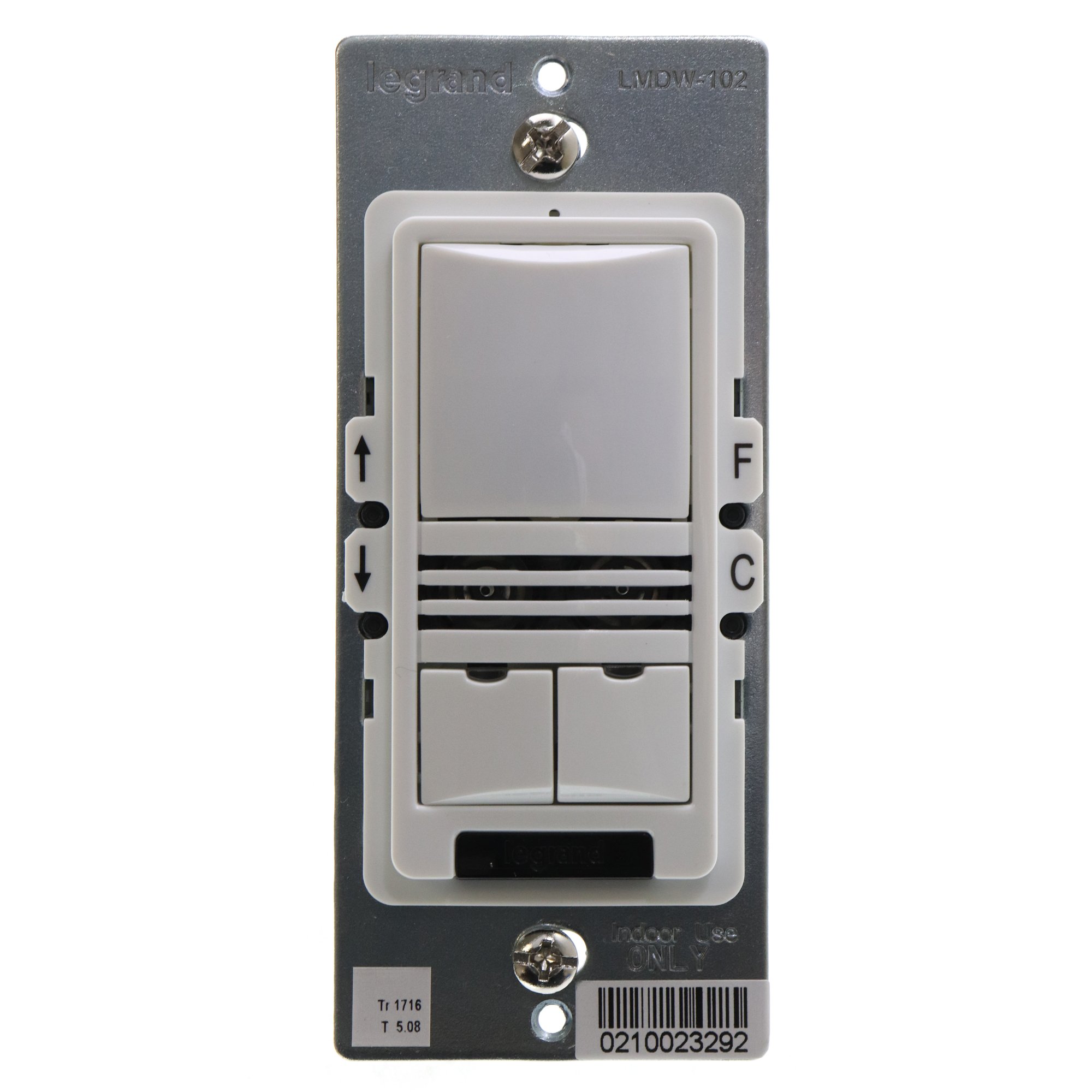 Photo 1 of Watt Stopper LMDW-102-W DLM Dual-Tech Digital 2-Button Occupancy Sensor, 24VDC, White