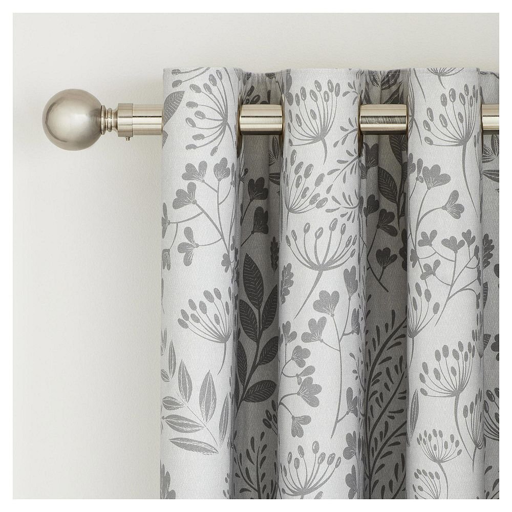New Tesco Florence Lined Eyelet Curtains 66 X 54 Grey Amazon