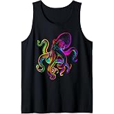 Funny Octopus sea Monster krakens Jellyfishes sea Animals Tank Top