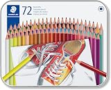 Staedtler 175 M72 Coloured Pencils 72 Assorted Colours Tin