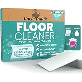 Uncle Todd's 2-Pack Ultra Concentrated Floor Cleaner For Mopping | Pet &amp; kid safe floor sheets for wood &amp; hardwood, cuts grease &amp; dirt