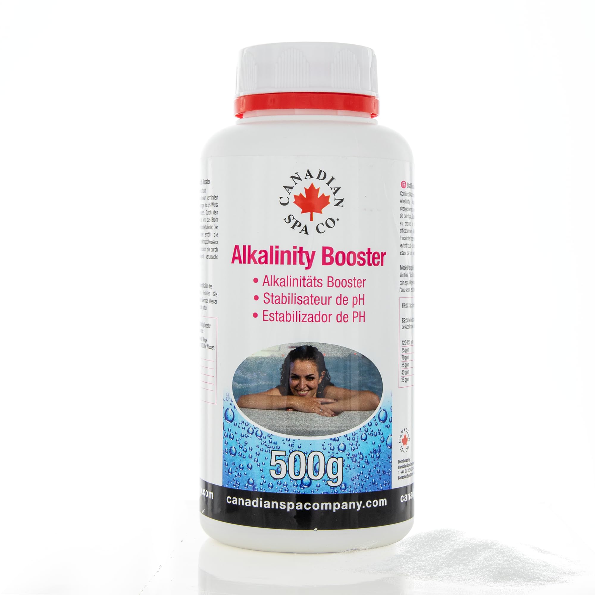 CANADIAN SPA CO. Alkalinity Lifter 500g, Water care, pH Stabilizer for Hot Tub