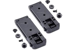 HOLSTEX HolsterSmith Molle Compatible Locking Belt Clips w/Mounting Hardware – (1.50, 2.0, 3.0, & 5.0 Inch) – Molle Attachments for Knife Sheath, Gun Holster, Mag Pouch, Molle Vest & Gear