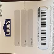 Amazon.com: Lowe's $50 Gift Card: Gift Cards