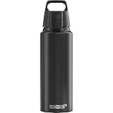 SIGG - Aluminum Water Bottle - WMB Pathfinder Black - ClimatePartner Certified - Suitable for Carbonated Beverages - Leakproof & Lightweight - BPA Free - Black - 34 Oz