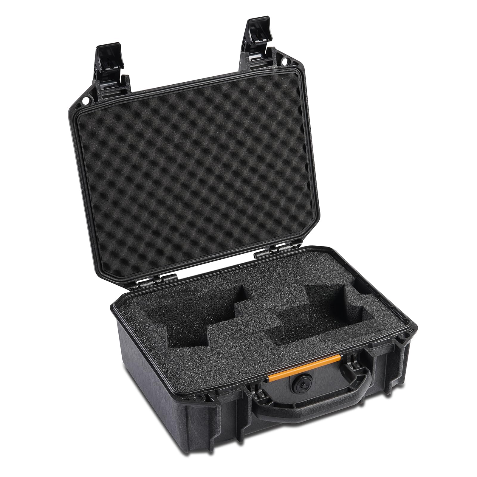 Pelican Vault v200-2 Pistol Case for Glock Handguns with 4 Magazine Wells - Pre-Cut Foam Handgun Case (Black) Image