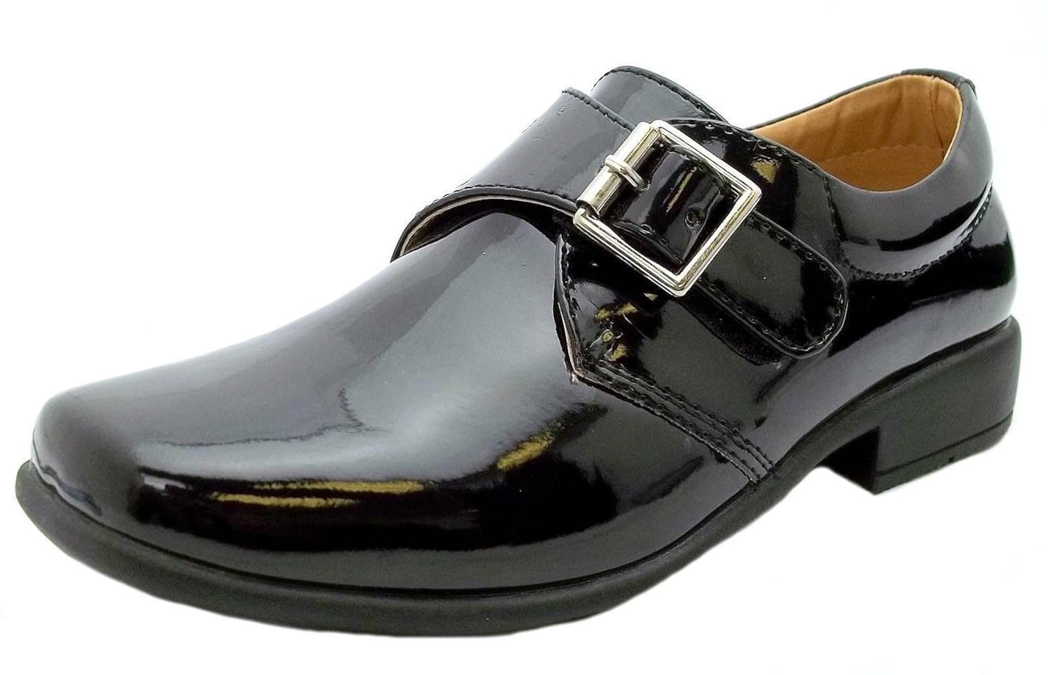 black formal shiny shoes