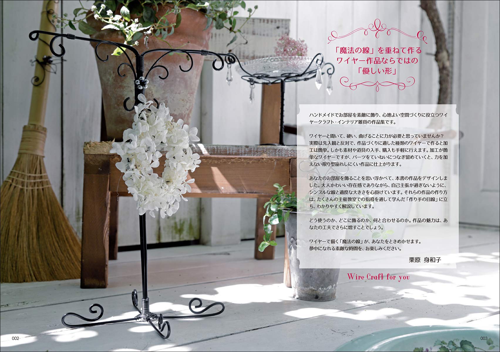 ワイヤークラフトでつくる 大人かわいいインテリア雑貨 原寸型紙ではじめてでもできる30作品 Amazon Com Books