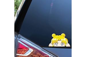 Senksll 2Pcs 5.1'' Anime Stickers Anime Decals for Car Vinyl Decal Auto Accessories for Window Camper Laptop Skateboard Decoration Bumper Sticker