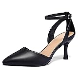 mysoft Women's Pumps Shoes Pointed Toe Kitten Low