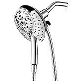 Shower Head with Handheld High Pressure: INAVAMZ Hand Held Shower Head & Rain Shower Head 2-IN-1 Shower Head with 59" Rotatab