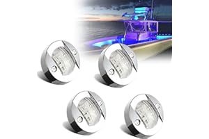 UCINNOVATE 4x Marine Boat LED Lights, 12V Waterproof Navigation Boat lights, Boats Stern Light, Courtesy Lights, Boat Interio