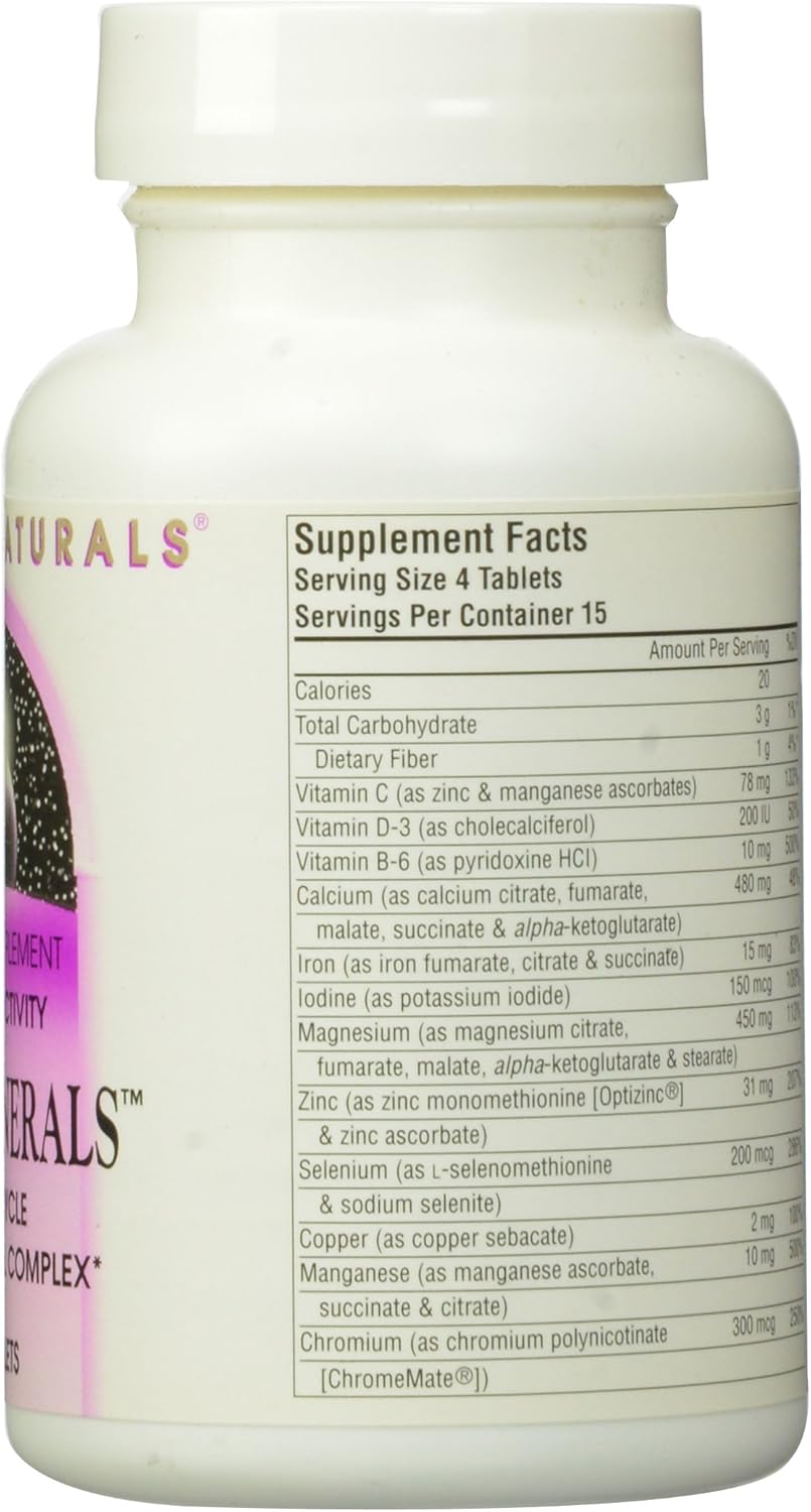 Source Naturals Life Minerals, Krebs Cycle Multi-Mineral Complex,60 Tablets: Health & Personal Care