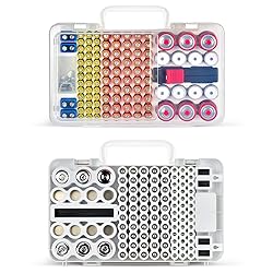 Battery Organizer Storage Case with Tester