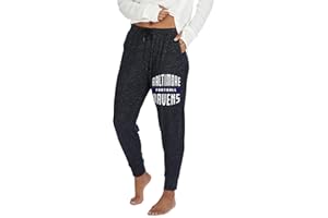 Zubaz Women's NFL Team Womens Marled Super Soft, Lightweight Jogger Pant