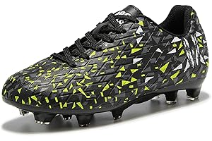 HORRSEYLLO Soccer Cleats for Kids Boys and Girls Outdoor Football Shoes Baseball Sneaker