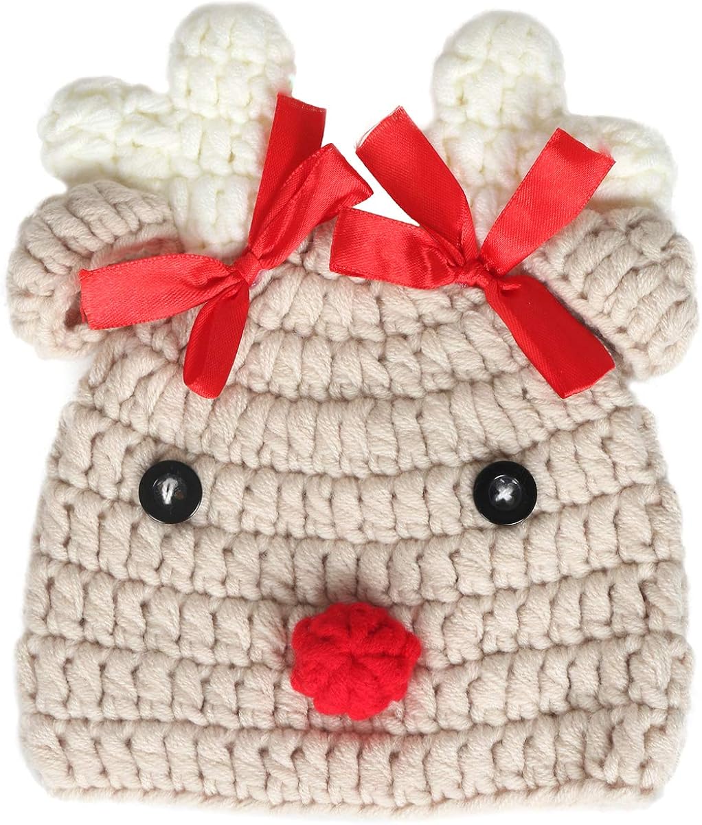 crochet hat with bow