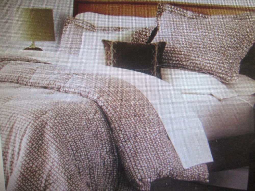 Nate Berkus Painted Triangles 3 Piece Comforter Set Full Queen