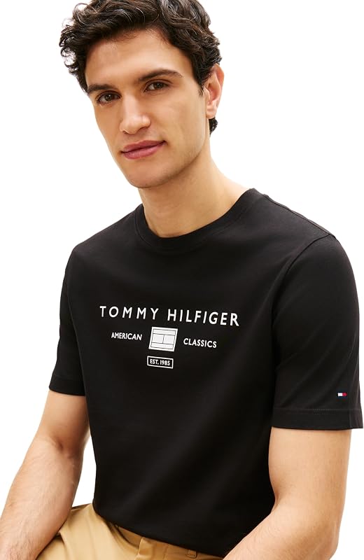 Brand Love Mono Stack Tee MW0MW42365 S/S T-Shirt, Noir, XXL — photo 5 sur 7