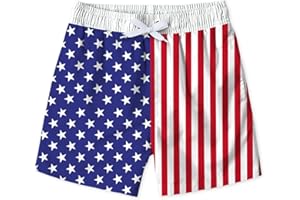 uideazone Boys Swim Trunks 3D Funny Print Surfing Board Shorts Quick Dry UPF 50+ Swimsuit Beachwear with Mesh Lining 2-12T