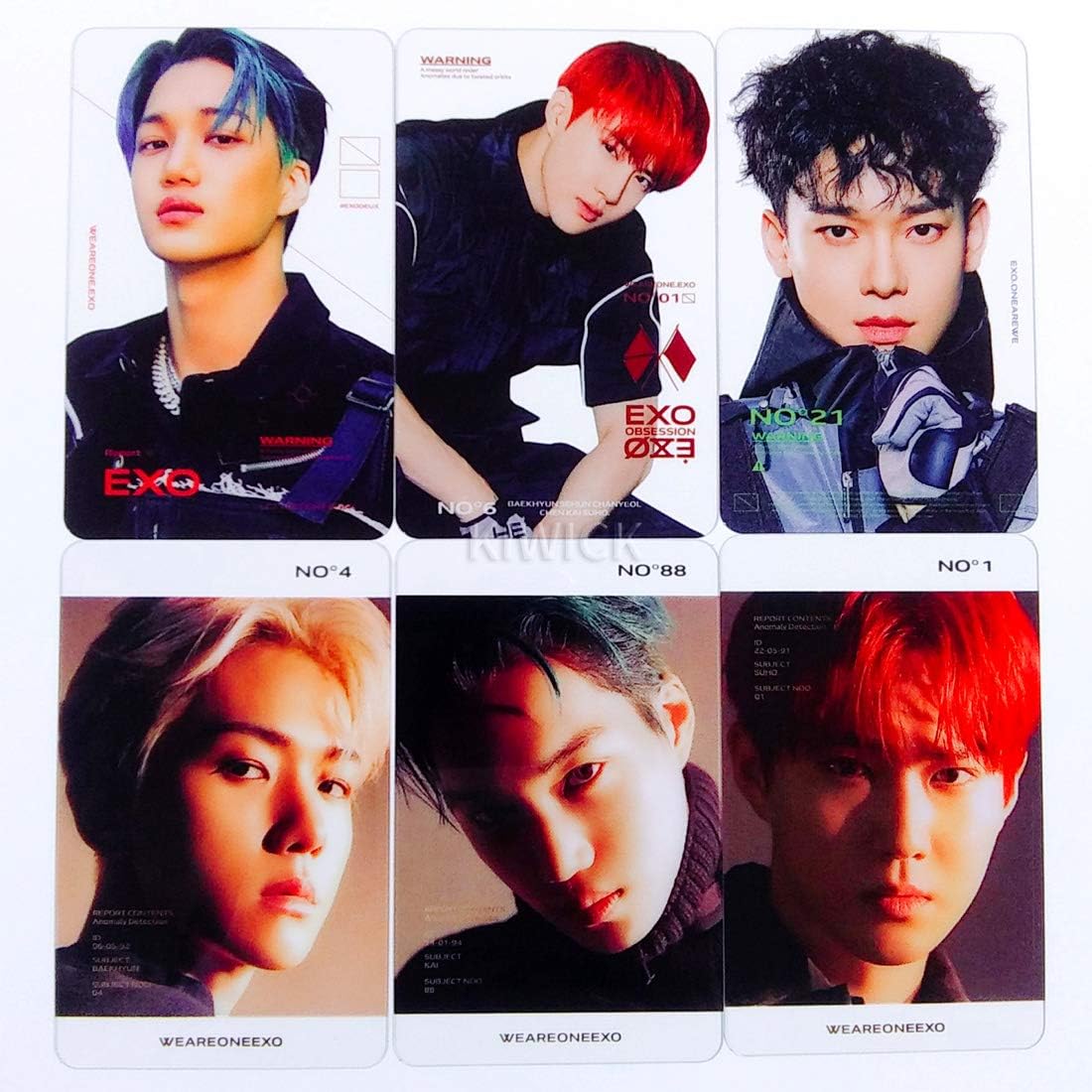 Amazon Co Jp Exo Suho Baekhyun Chanyeol Do Kai Sehun Xiumin Lay Chen 透明フォトカード 25枚 新バージョン 文房具 オフィス用品