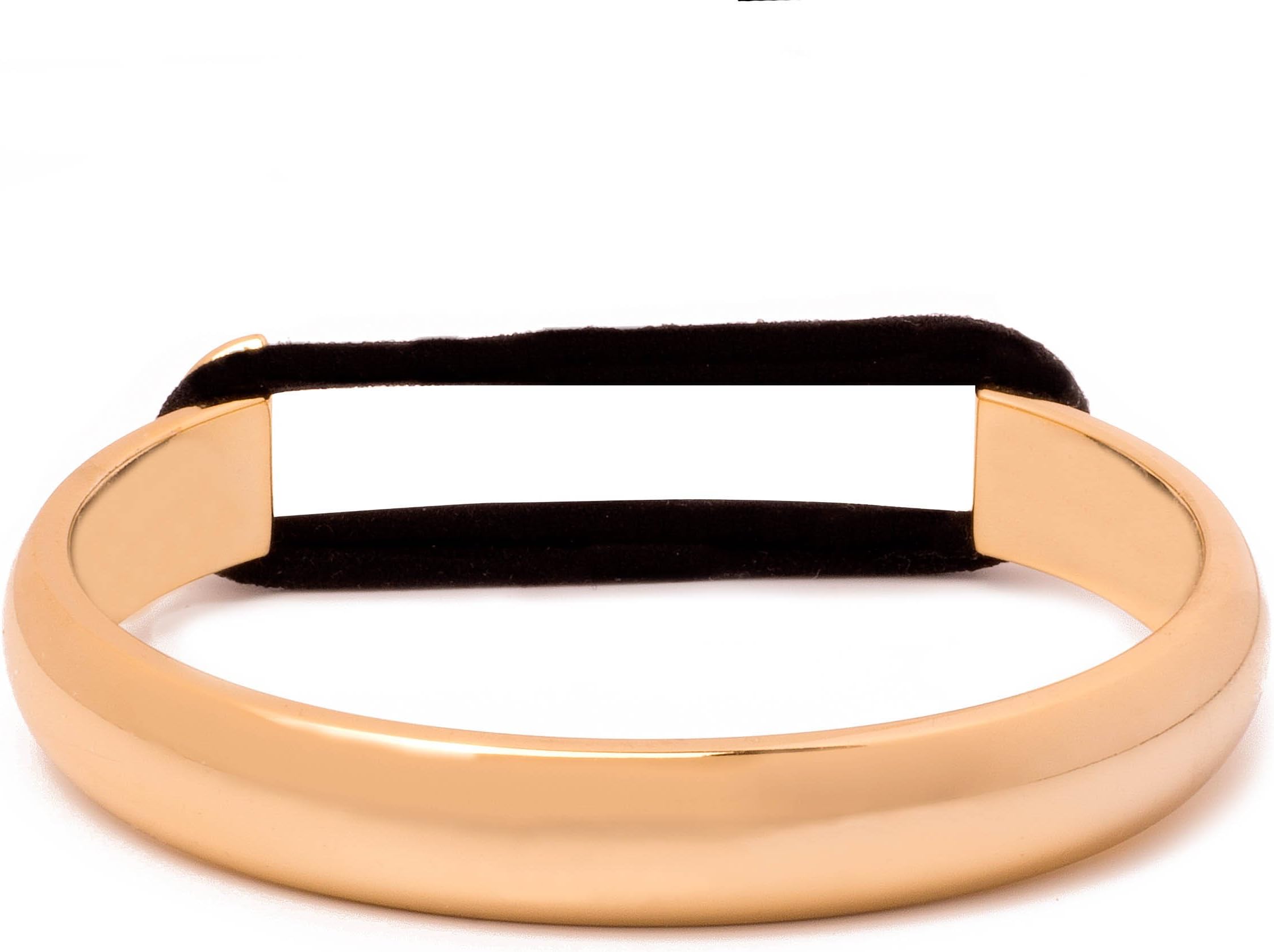 Ashley Bridget Elastic Holder Cuff Bracelet - Elegant Bangle Hair Tie Fashion Accessory with Gift Box