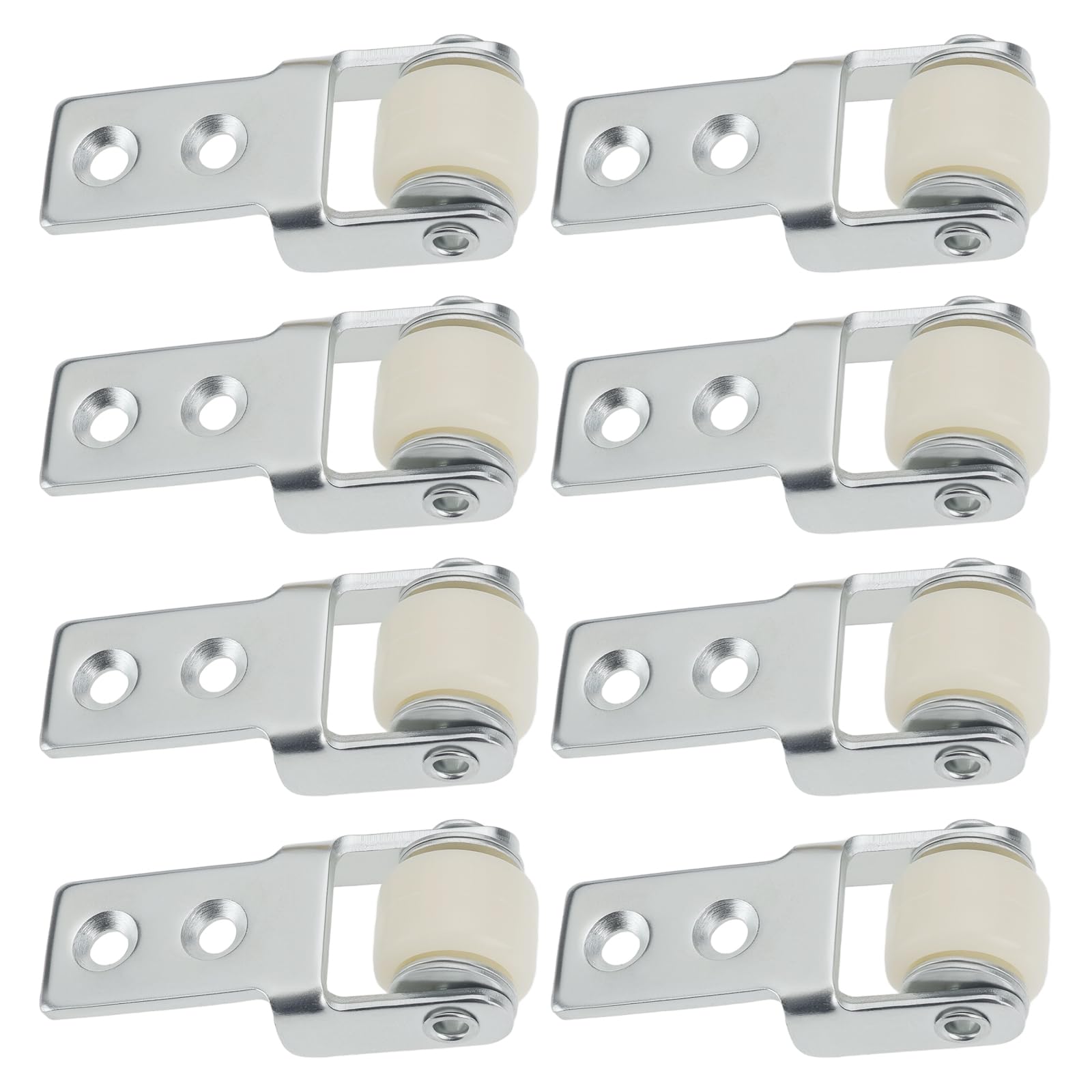 YINETTECH 8pcs 15mm Diameter Sliding Door Track Guide Wheel Sliding Door Track Roller Wheel for Dining Table Closet Doors Glass Door