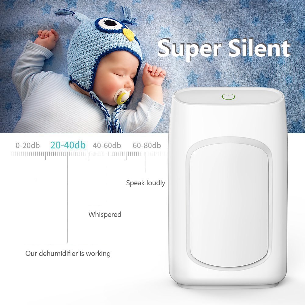 Afloia Dehumidifier Mini for Small Room 700ml Small Dehumidifier Queit Portable Air Dehumidifier for Home