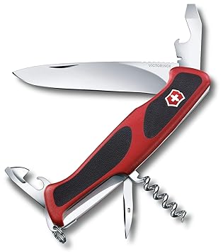 C Navaja Grande Ranger Grip 68, Rojo, L: Amazon.es: Deportes y aire libre