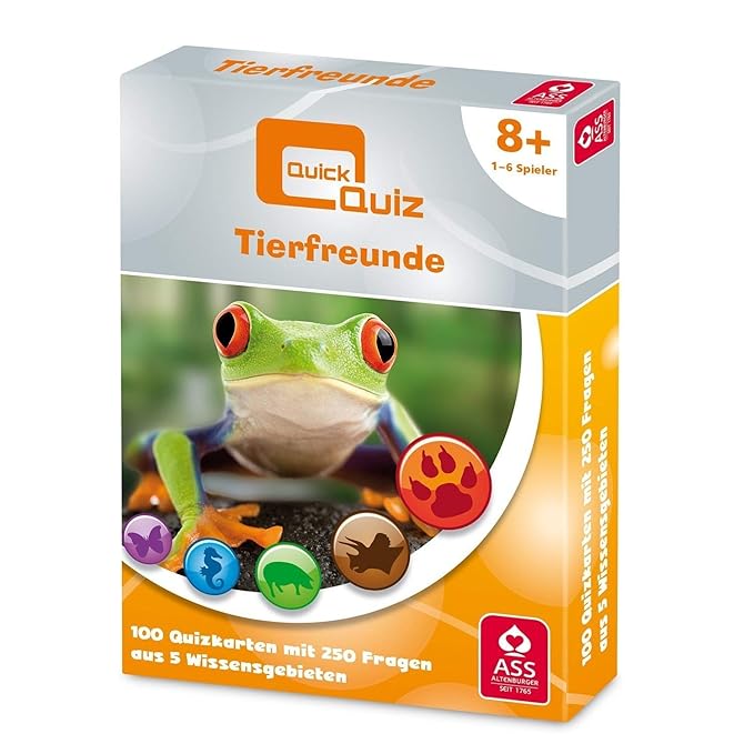 ASS Altenburger 22509665 - Quick Quiz Tierfreunde