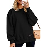 Vanmolrsa Womens Oversized Sweatshirt, Crewneck Pullover Long Sleeve Sweatshirt for Women Fall&Winter Tops 2025