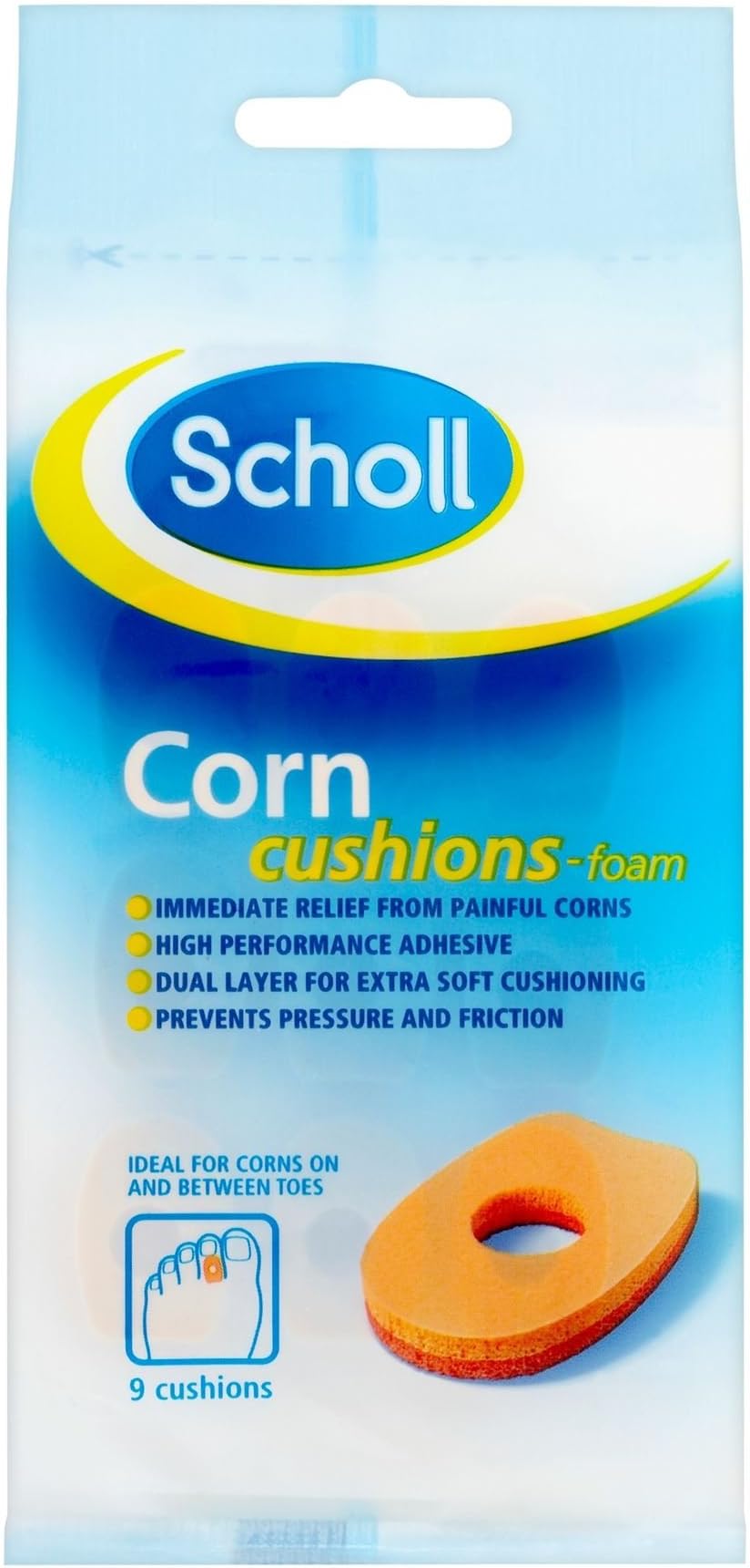 Scholl 9 Foam Corn Cushions Multipack 12 Pack Foot Pain Relief