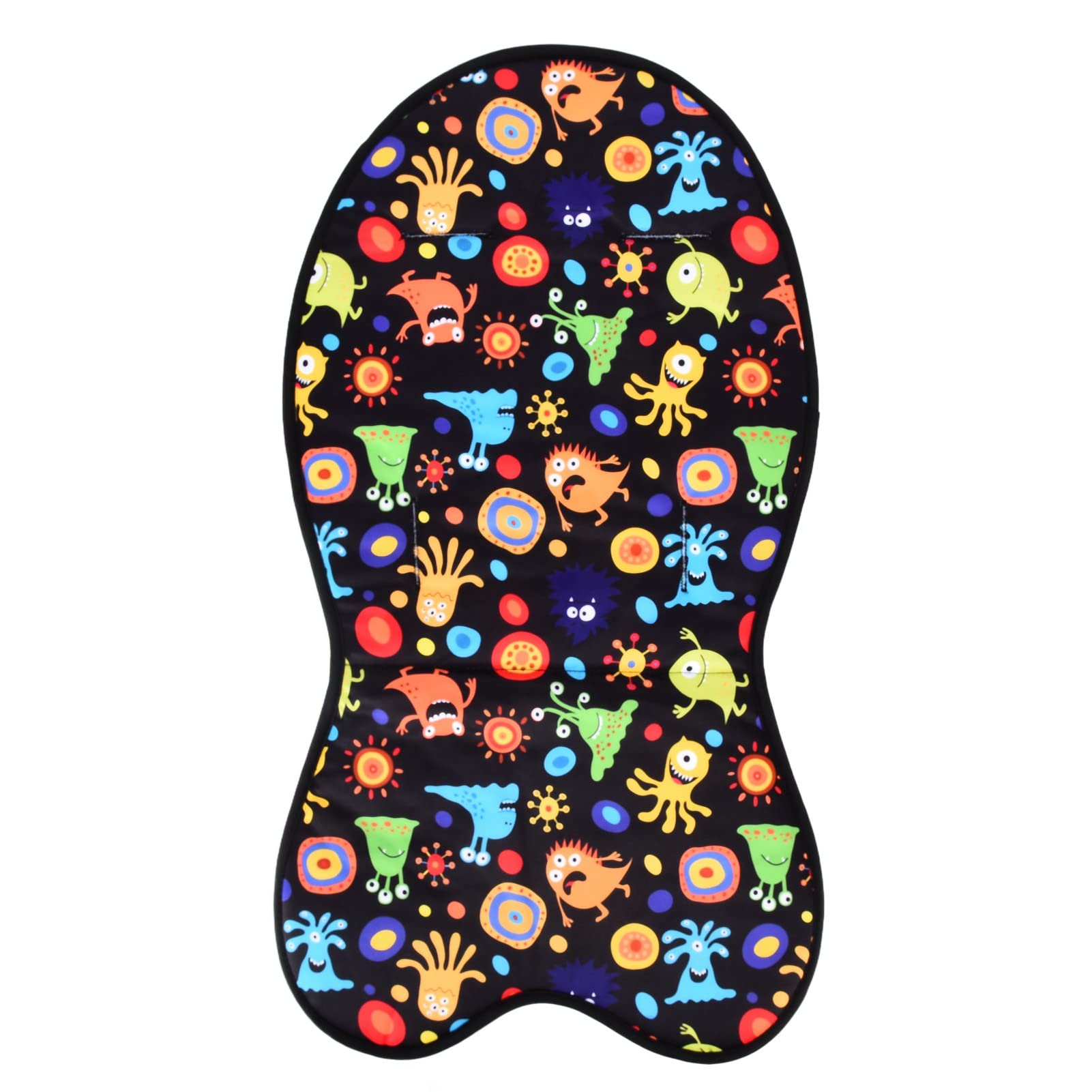 High Chair Mat, High Chair Cushion Convenient Practical Lightweight Portable for Stroller for Car(【Little Monster】)