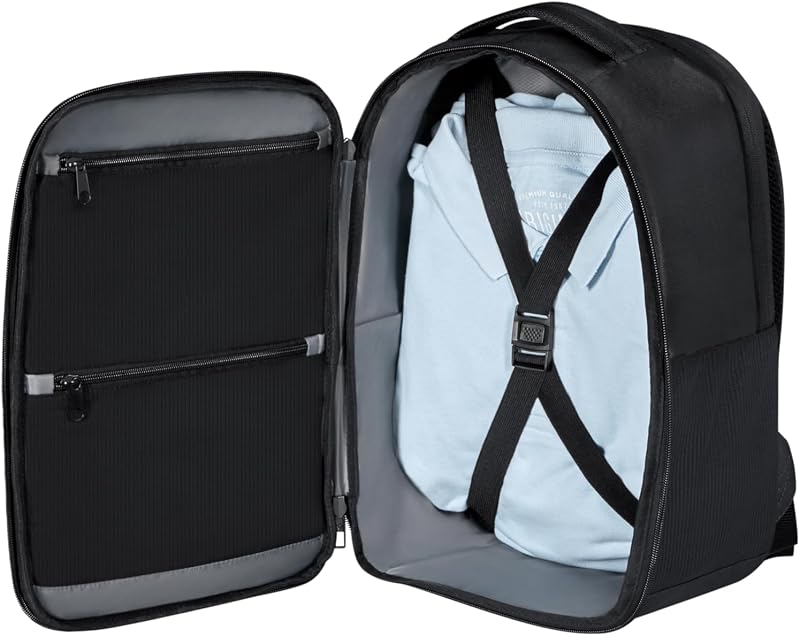 GUARDIT 3.0 - Zaino Ryanair porta computer, 25 x 20 x 40 cm, 24L, Nero (Black)