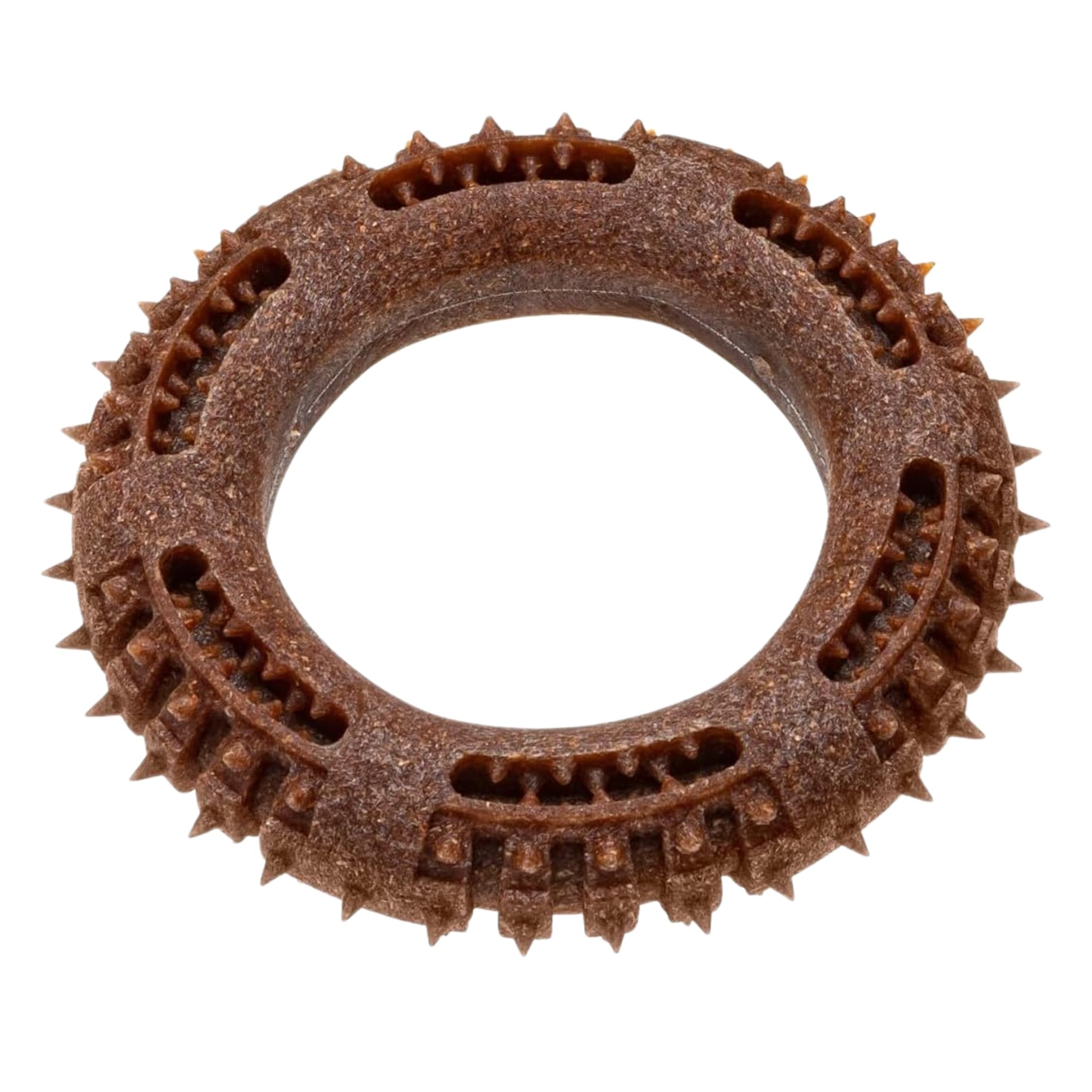 ECOMFY Woody Eco Chew Toys for Dog |Woody Ring Bone 8.5cm|Dog Toys For Boredom|Eco-Friendly Dog Chew Toy - Long-Lasting-Scented |Tough Dog Toys For Extreme Chewers|Dental Health, Sustainable Playtime