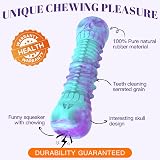 HETOO Indestructible Skull Dog Toy Durable Rubber Chew for Medium Large Dogs view 4
