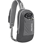 G4Free Sling Bag RFID Blocking Lightweight Crossbody Backpack Chest Shoulder Bag for Travel Sports Running
