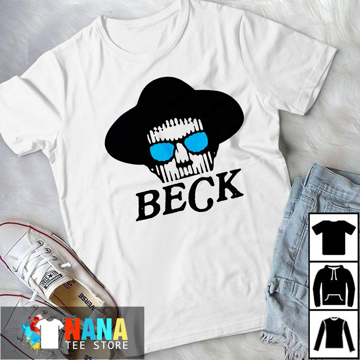 Beck Sunglasses The Night Running Tour Long T Shirt