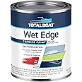 TotalBoat Wet Edge Marine Topside Paint for Boats, Fiberglass, and Wood (Fire Red, 1 Quarts (Pack of 1))
