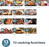 Philips Air Fryer 2000 Series 6.2L RapidAir 13 Programs Touchscreen view 4