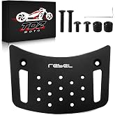 TDZ Rear Cargo Rack Tail Light Expansion Board Decorative Guard for Honda Rebel 1100 DCT, Rebel 300 500, CMX 300 500 1100 2021-2025