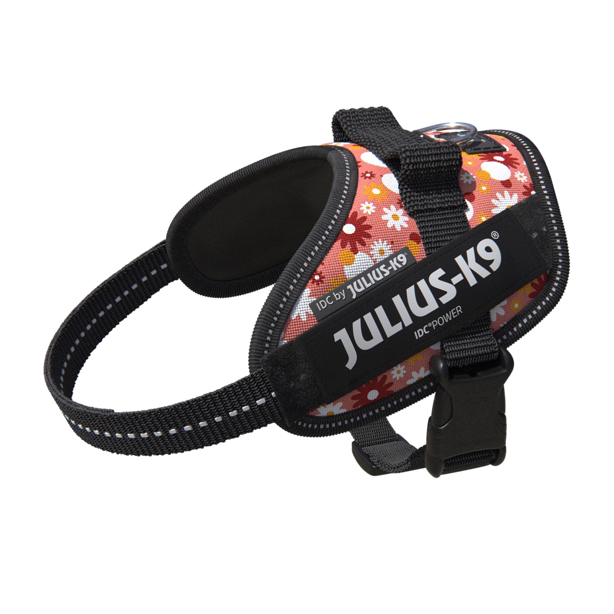 JULIUS-K9 IDC Powerharness, Size: XS/Mini-Mini, Pink Flowers — image 1