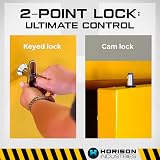 Horison Industries COSHH Fire Proof Storage Cabinet 700x355x305mm view 7