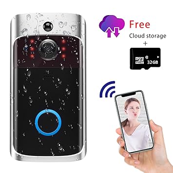 Amazon.com: Cámara de vídeo para timbre de puerta para ...