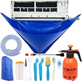 Oiktylr Mini Split Cleaning Kit with 2L Pressure Sprayer, Fits 38-48in | Waterproof &amp; Leakproof AC Cleaning Kit Bag, Reusable, Durable PVC, Fits Systems 18,000-24,000 BTU Air Conditioner Unit