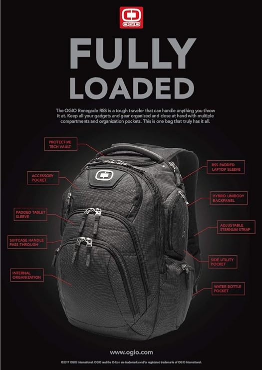 ogio backpack tech vault