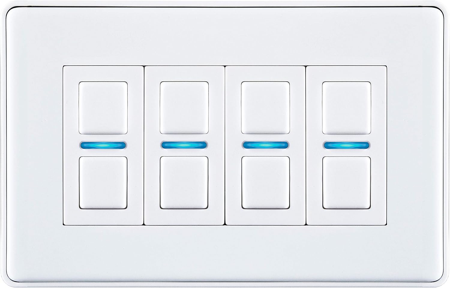 Lightwave RF Gen 2 Smart Dimmer 4 Gang White, 4 Gang Dimmer
